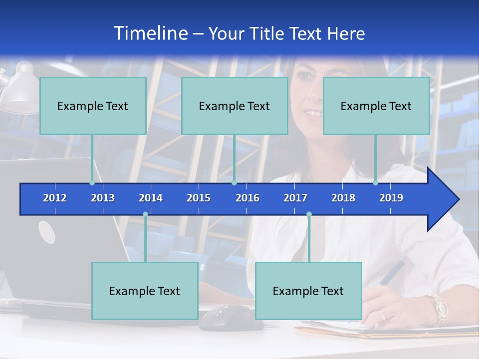 Depot Stock Working PowerPoint Template