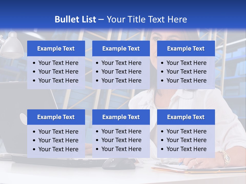 Depot Stock Working PowerPoint Template