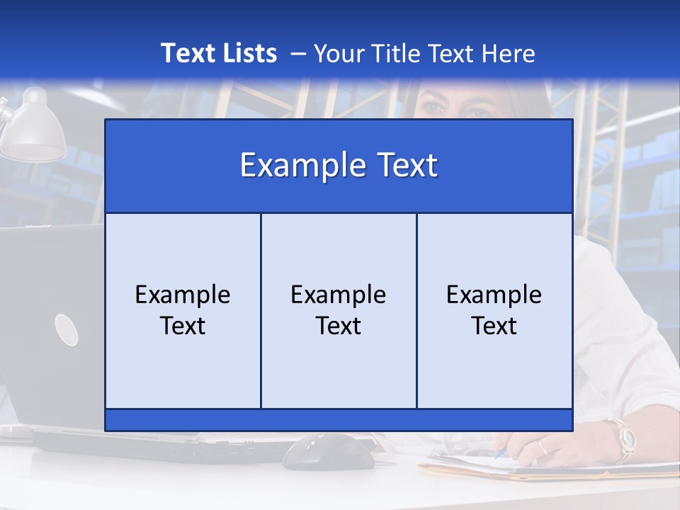 Depot Stock Working PowerPoint Template
