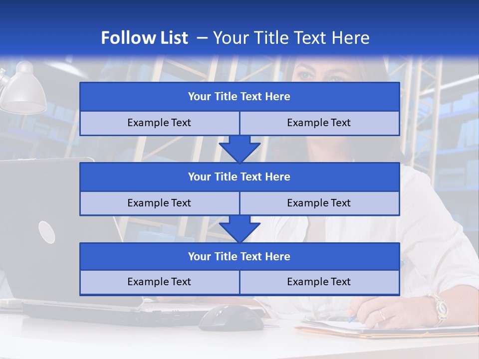 Depot Stock Working PowerPoint Template