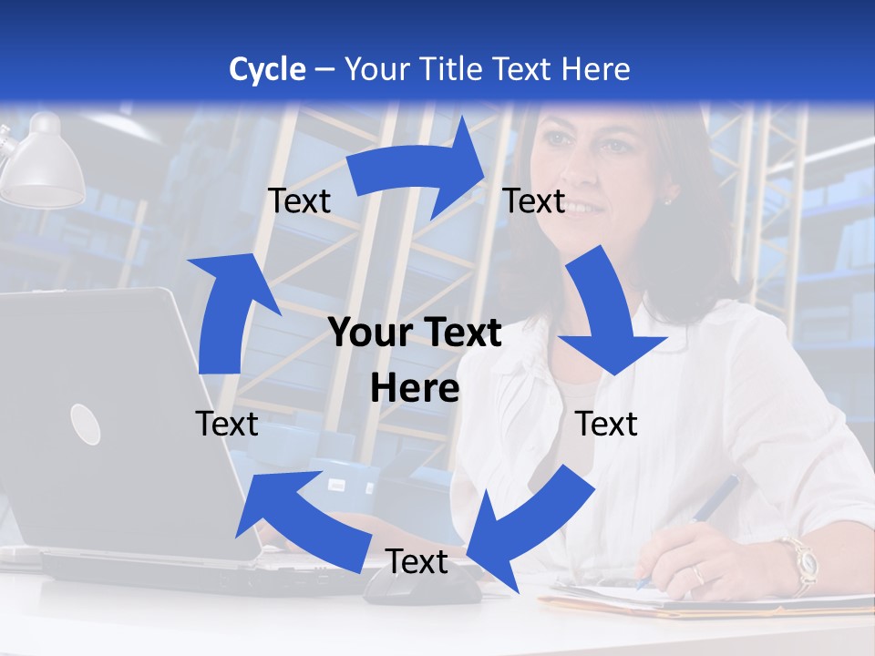 Depot Stock Working PowerPoint Template