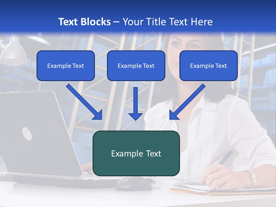 Depot Stock Working PowerPoint Template