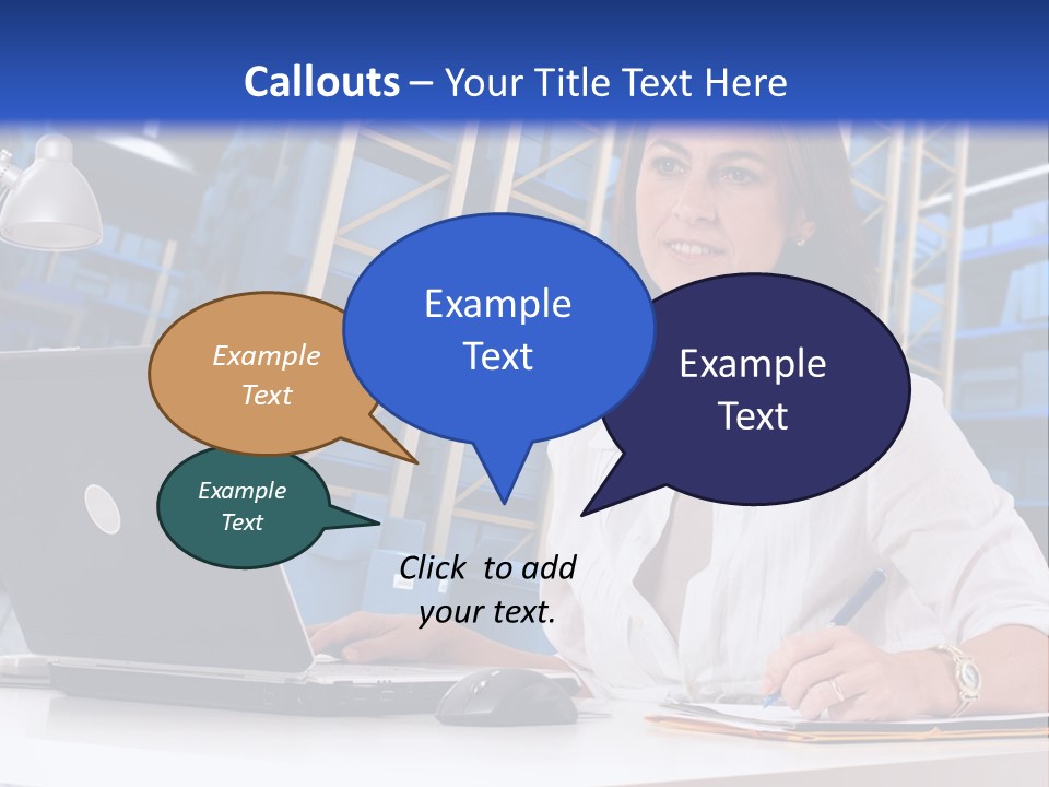 Depot Stock Working PowerPoint Template