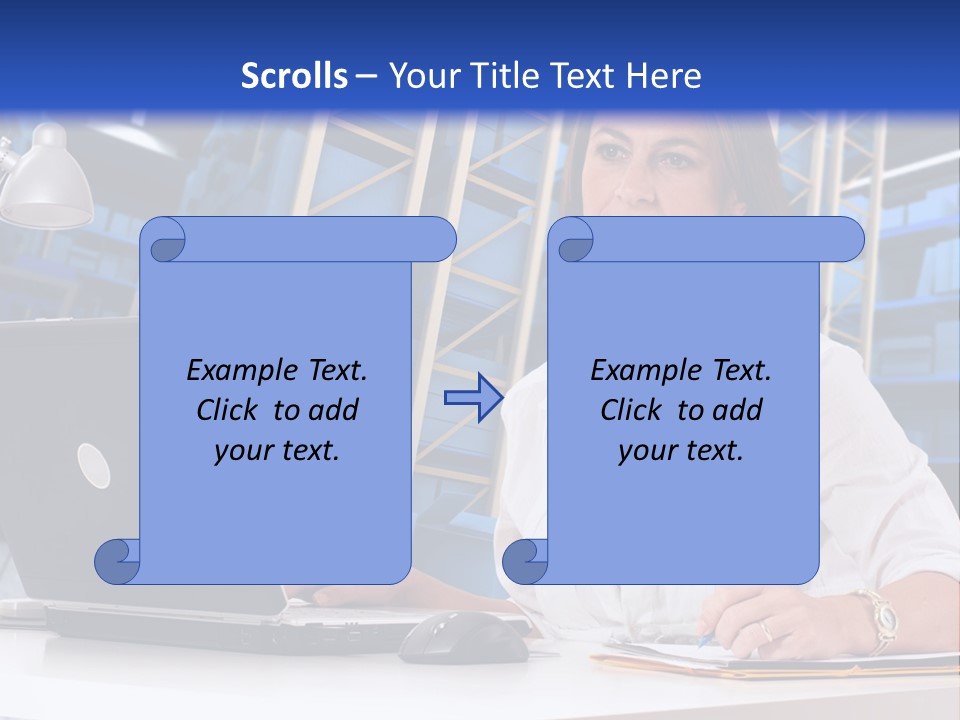 Depot Stock Working PowerPoint Template