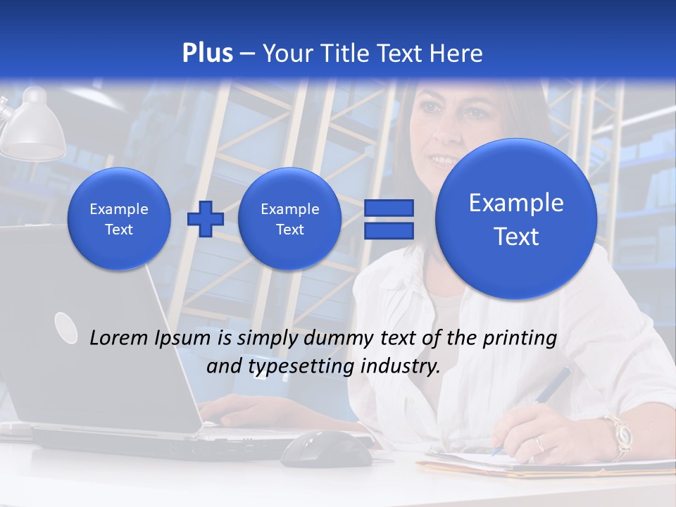 Depot Stock Working PowerPoint Template