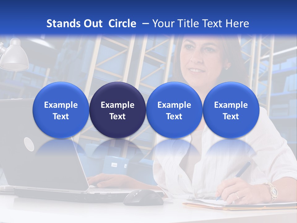 Depot Stock Working PowerPoint Template