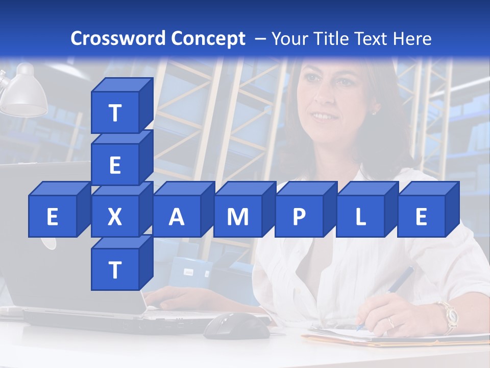 Depot Stock Working PowerPoint Template
