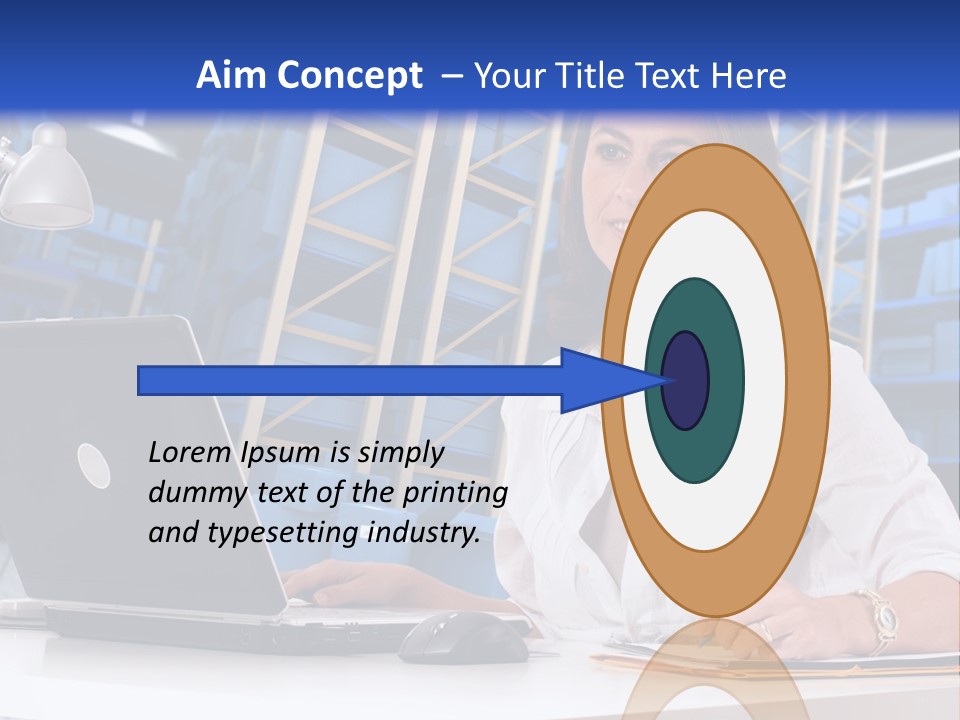 Depot Stock Working PowerPoint Template