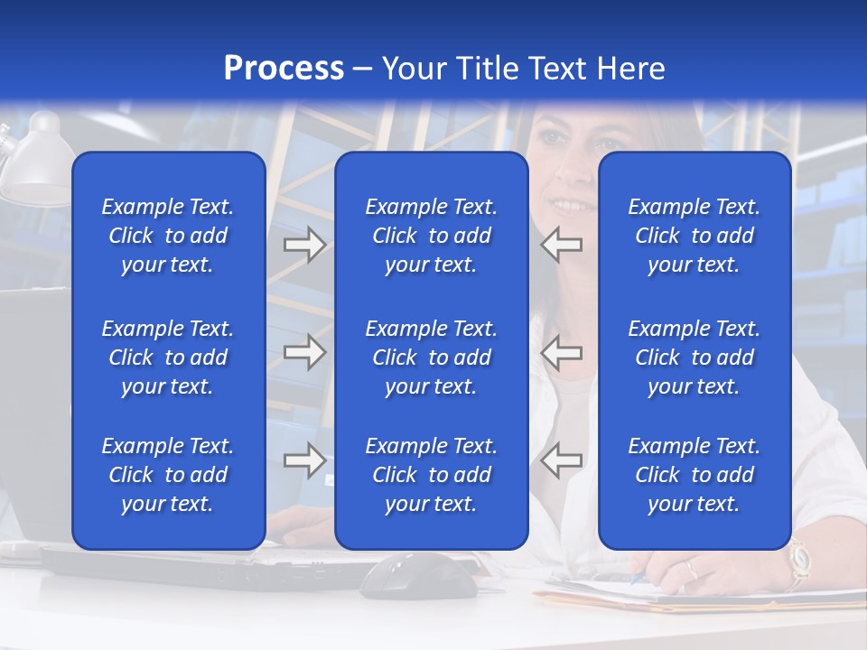 Depot Stock Working PowerPoint Template