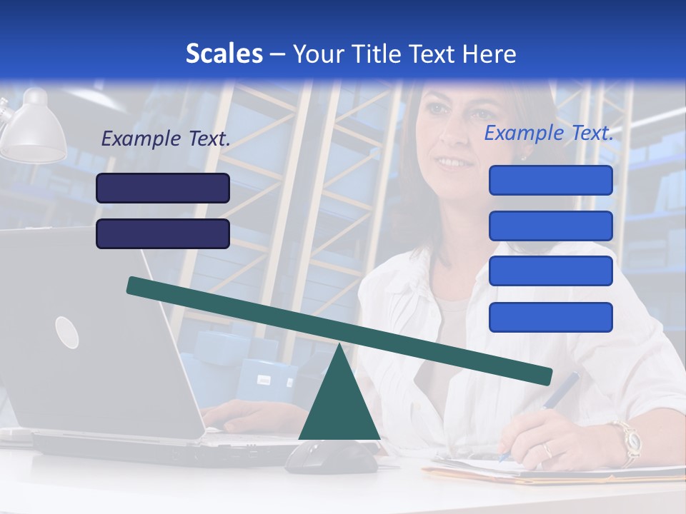 Depot Stock Working PowerPoint Template
