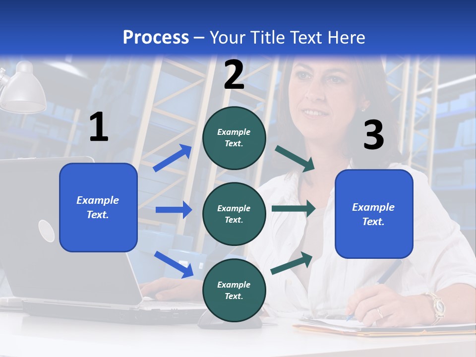 Depot Stock Working PowerPoint Template