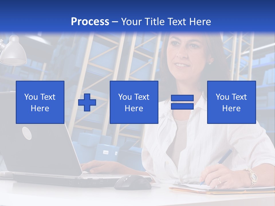 Depot Stock Working PowerPoint Template