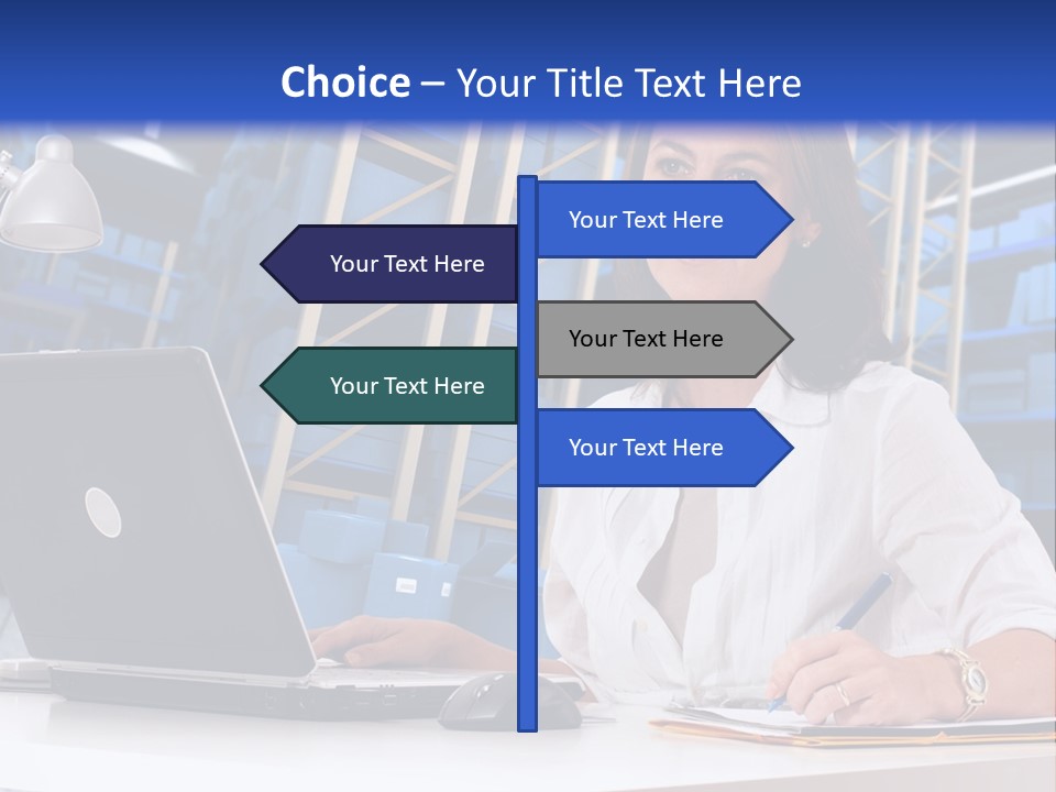 Depot Stock Working PowerPoint Template