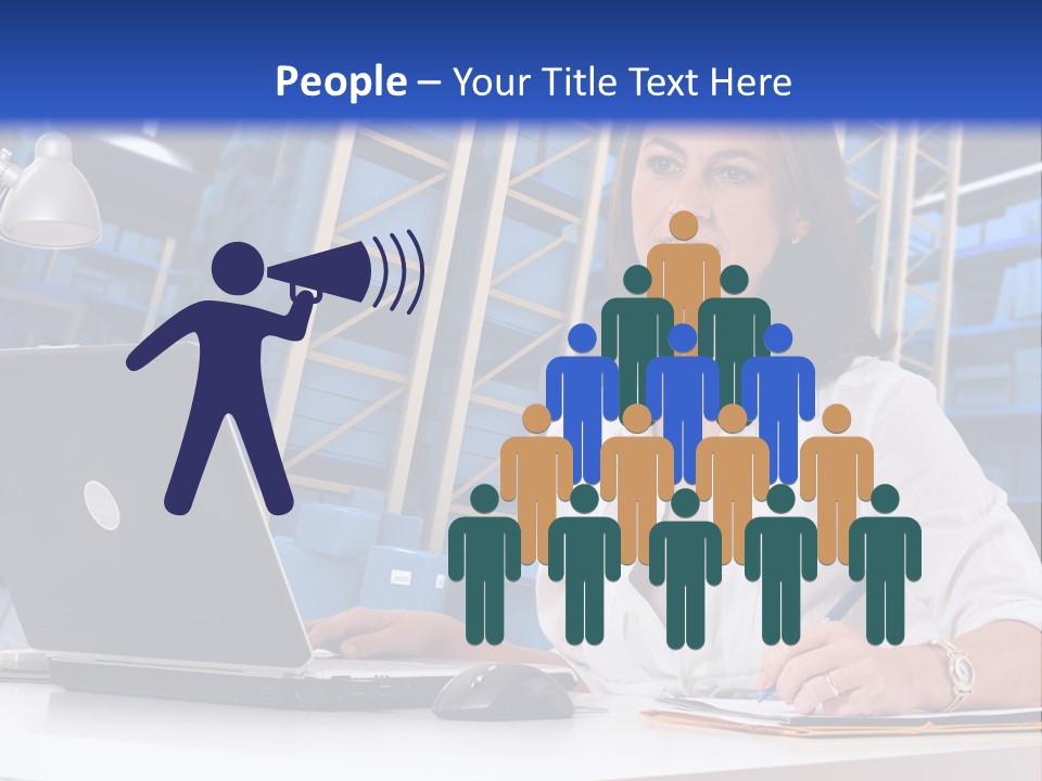 Depot Stock Working PowerPoint Template