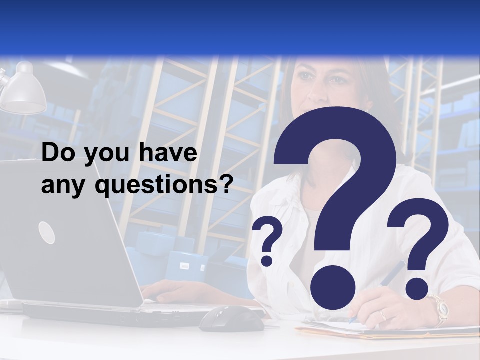 Depot Stock Working PowerPoint Template