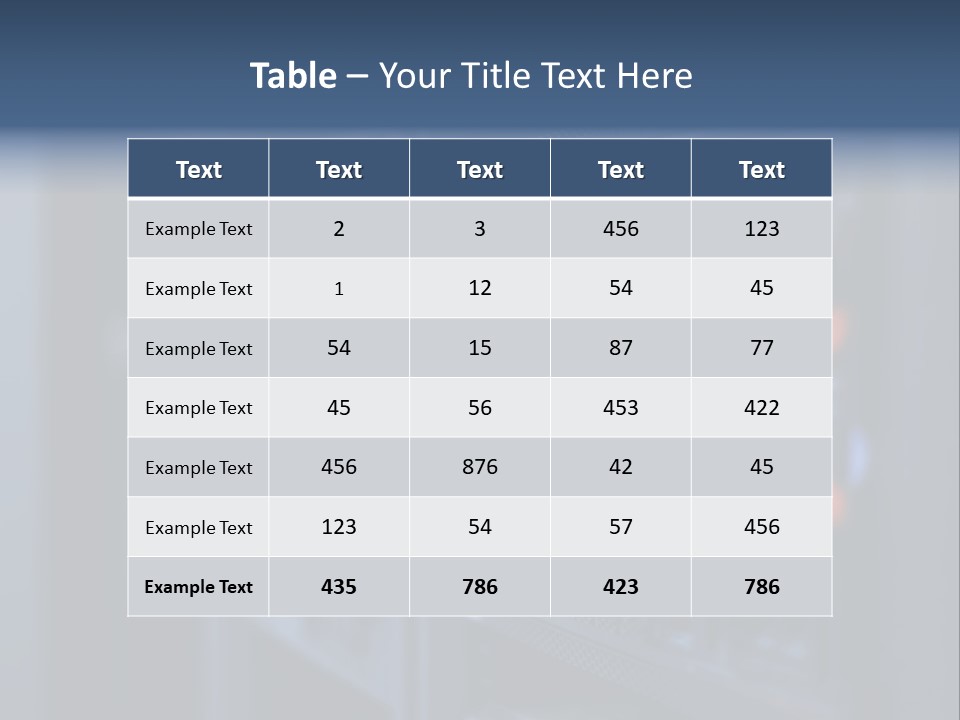 Network Room Data Server Farm PowerPoint Template