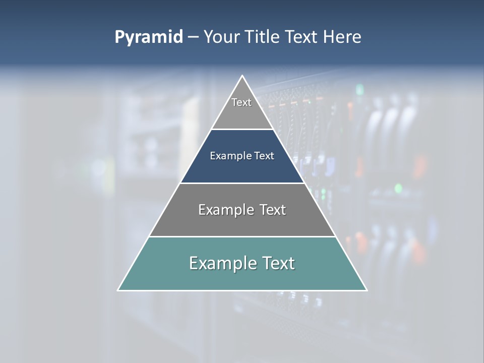 Network Room Data Server Farm PowerPoint Template