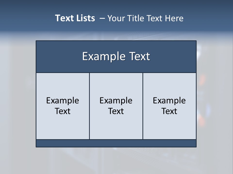Network Room Data Server Farm PowerPoint Template