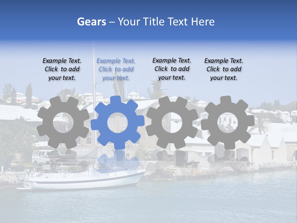 Color Ocean Water PowerPoint Template