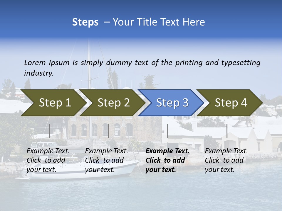 Color Ocean Water PowerPoint Template