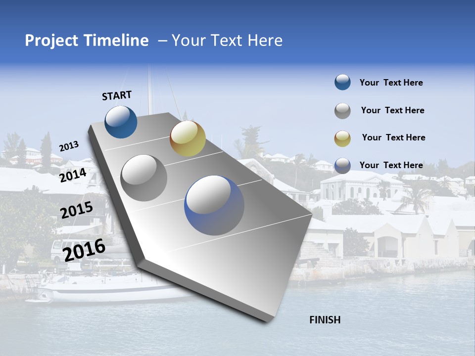 Color Ocean Water PowerPoint Template