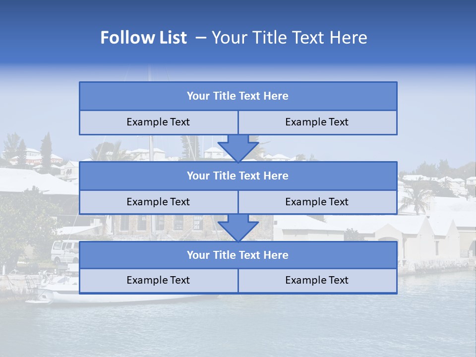 Color Ocean Water PowerPoint Template