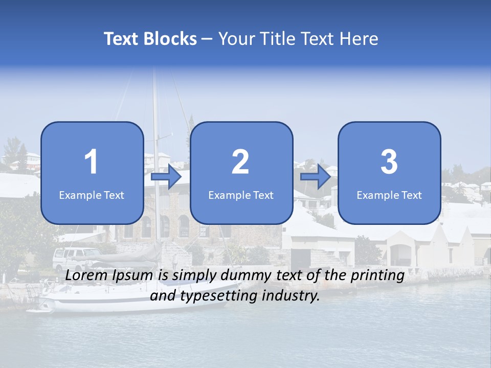 Color Ocean Water PowerPoint Template