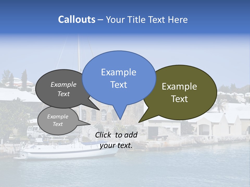 Color Ocean Water PowerPoint Template