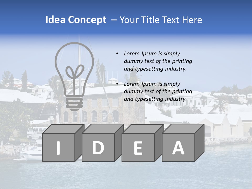 Color Ocean Water PowerPoint Template