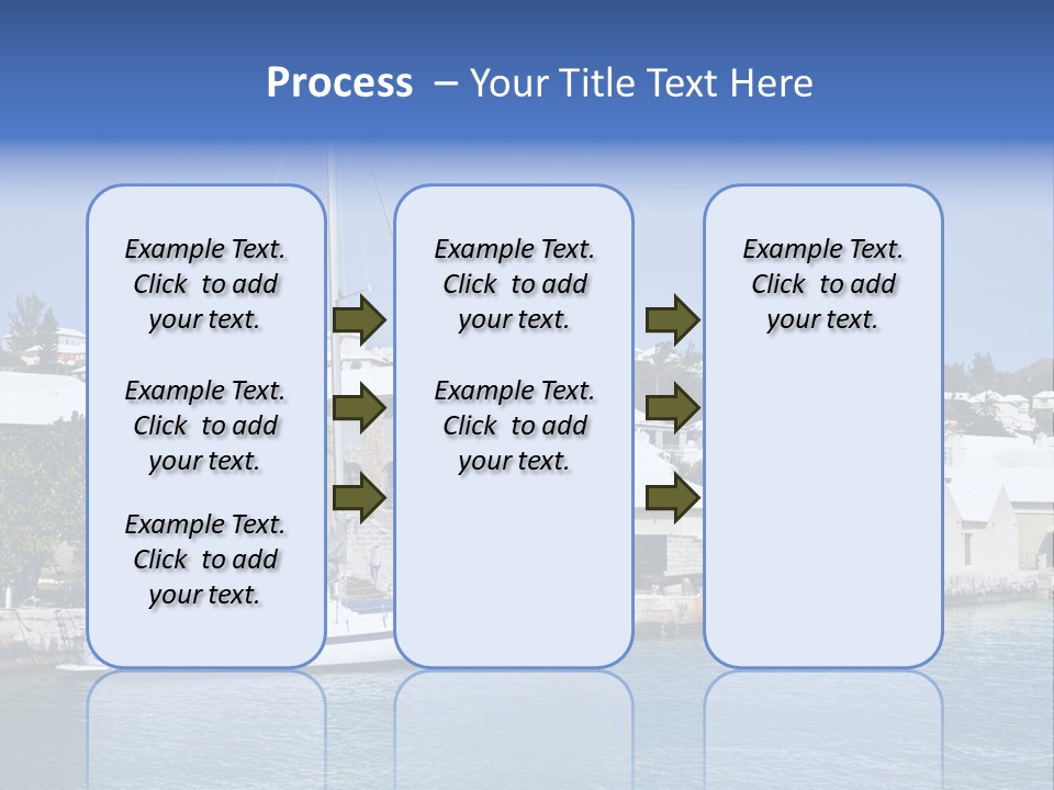 Color Ocean Water PowerPoint Template