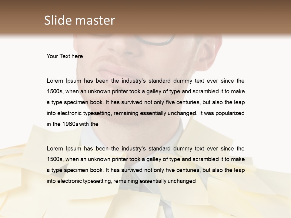 Concept Object Depression PowerPoint Template