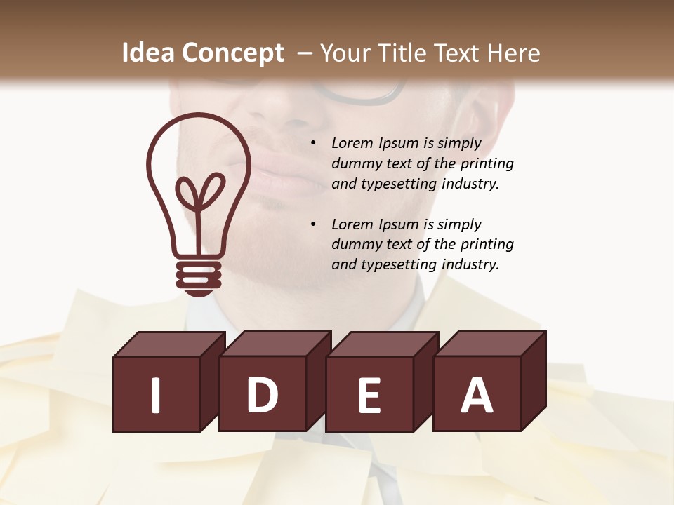 Concept Object Depression PowerPoint Template