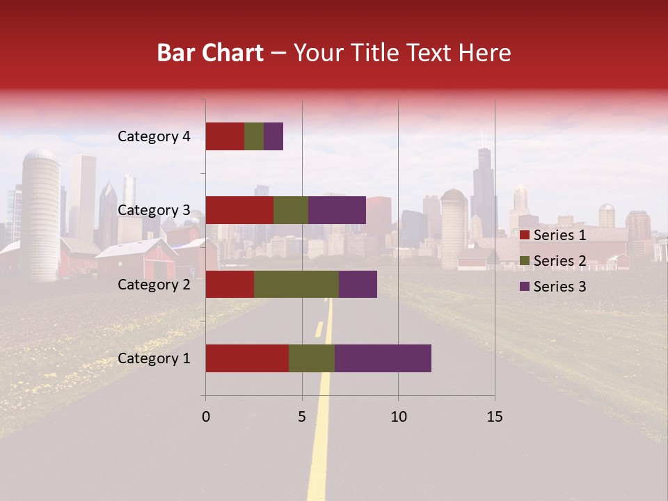 Wallpaper Ahead Street PowerPoint Template