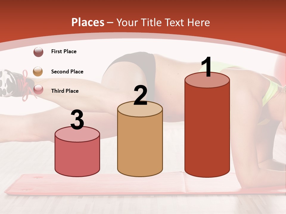 Sporty Person Exercise PowerPoint Template