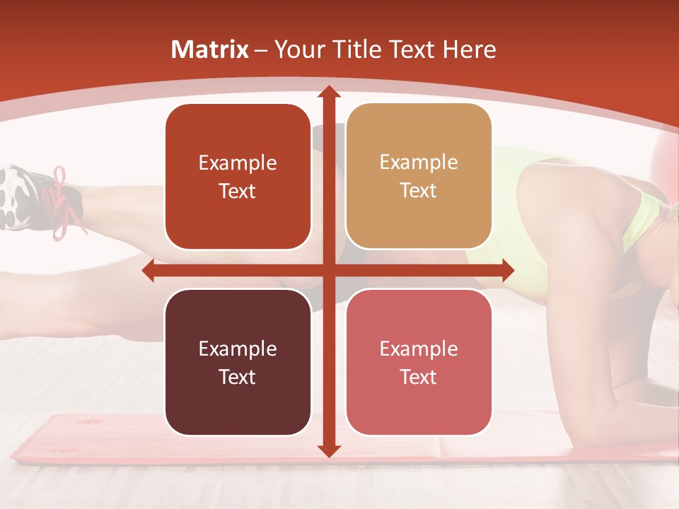 Sporty Person Exercise PowerPoint Template