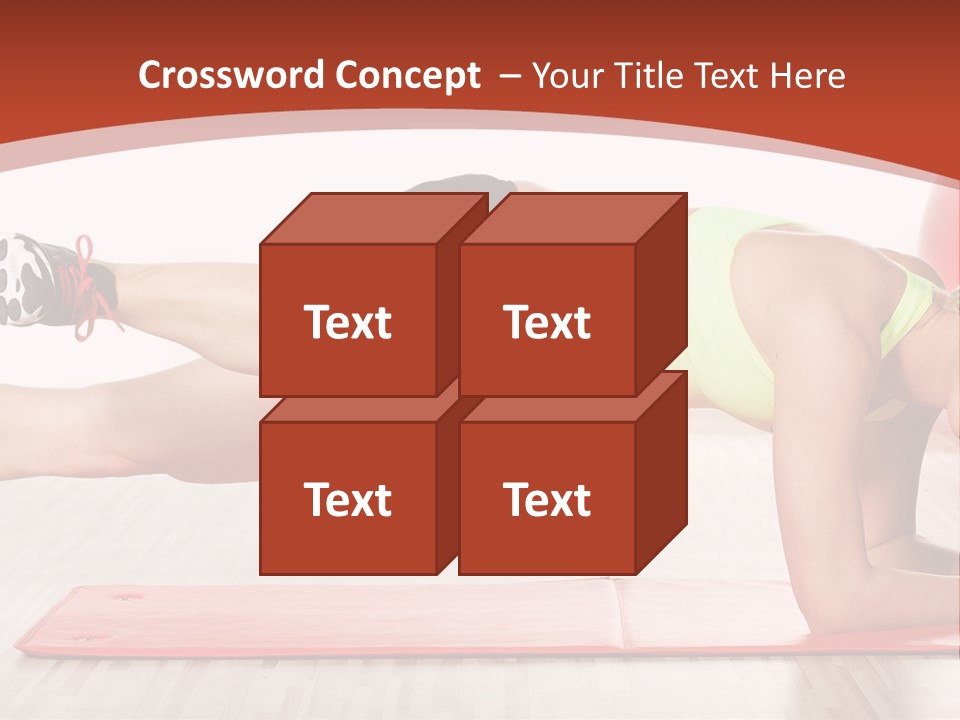 Sporty Person Exercise PowerPoint Template