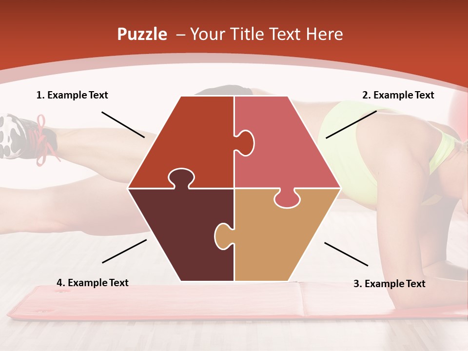 Sporty Person Exercise PowerPoint Template