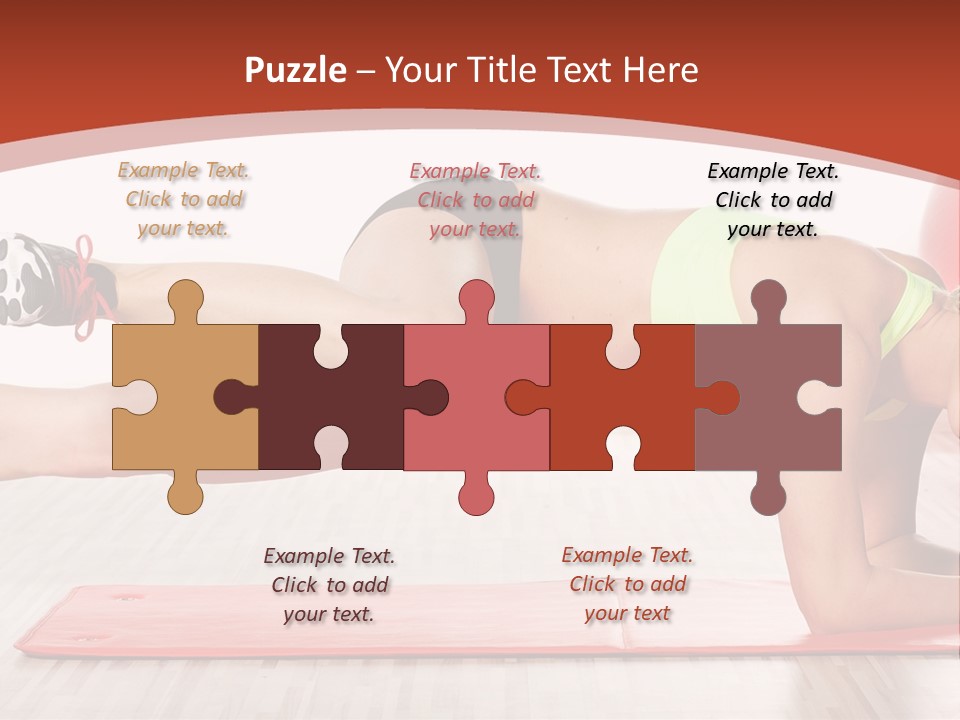 Sporty Person Exercise PowerPoint Template