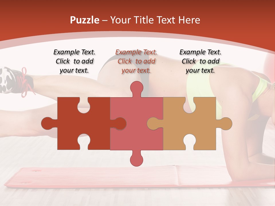 Sporty Person Exercise PowerPoint Template