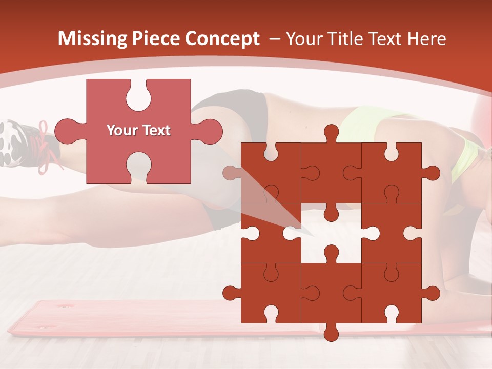 Sporty Person Exercise PowerPoint Template