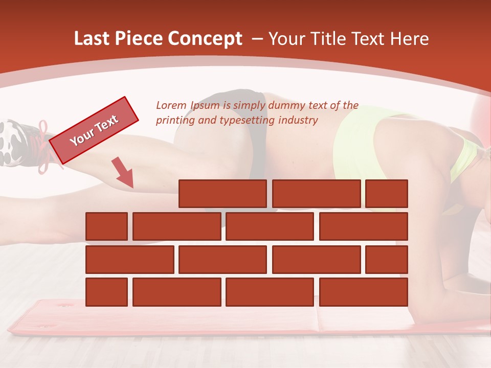 Sporty Person Exercise PowerPoint Template