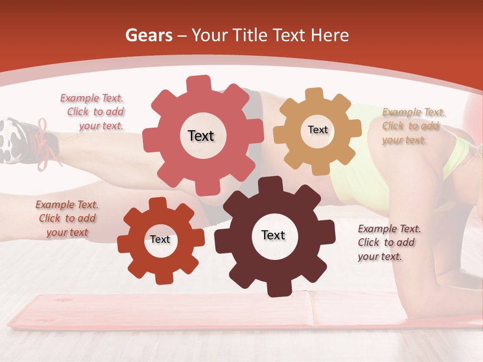 Sporty Person Exercise PowerPoint Template