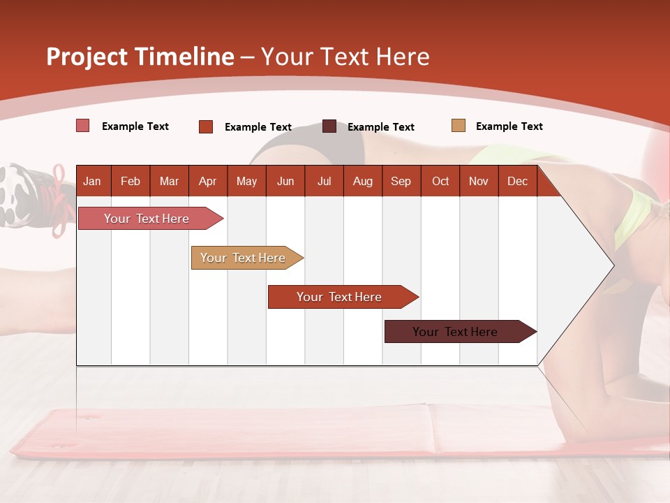 Sporty Person Exercise PowerPoint Template