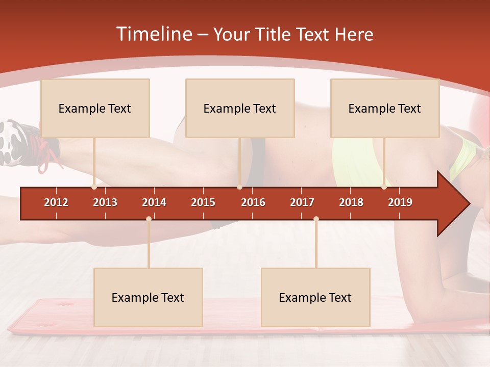 Sporty Person Exercise PowerPoint Template