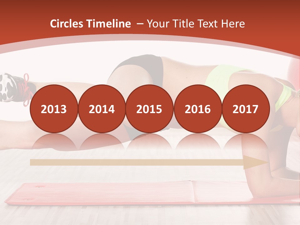 Sporty Person Exercise PowerPoint Template