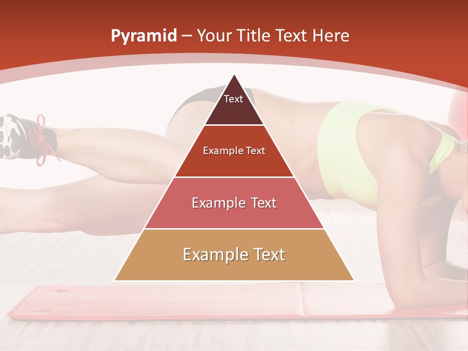 Sporty Person Exercise PowerPoint Template