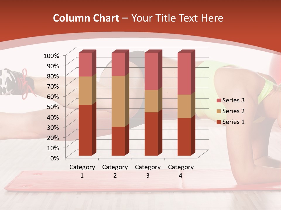 Sporty Person Exercise PowerPoint Template