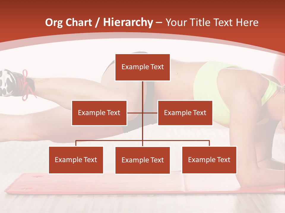 Sporty Person Exercise PowerPoint Template