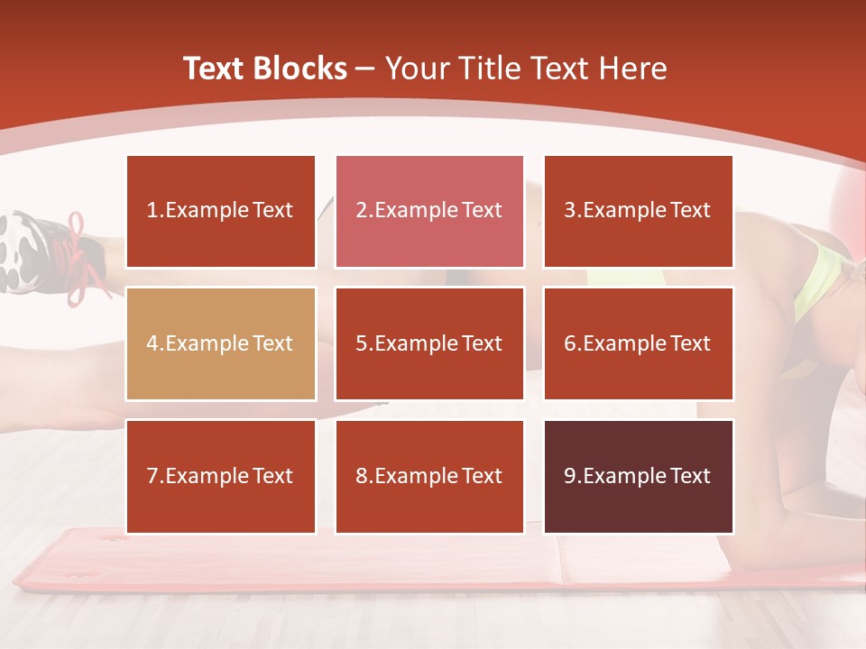 Sporty Person Exercise PowerPoint Template