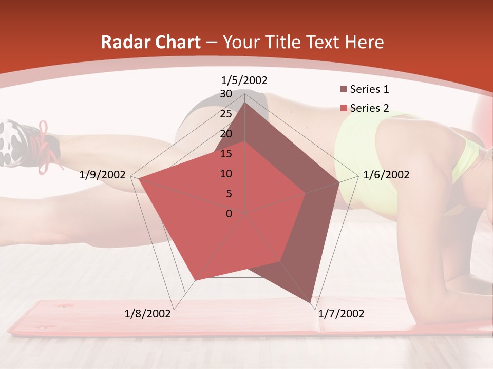 Sporty Person Exercise PowerPoint Template